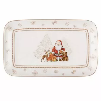 Talerz prostokątny Winter Fun 22,5x12,5cm 