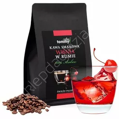 Kawa ziarnista smakowa Wiśnia w Rumie 250g