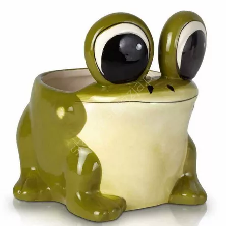 Doniczka cer P 02.307.15 Żaba