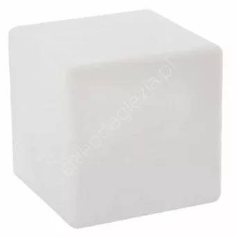 Lampa solarna Kostka biała 20*20*21cm multikolor z pilotem