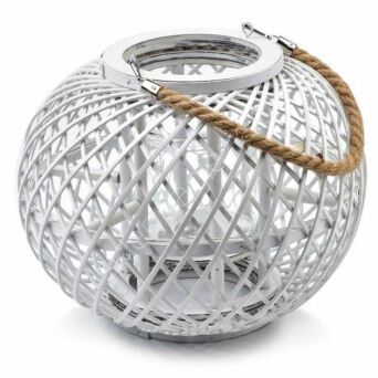 Lampion Lucie White 17x33x26cm