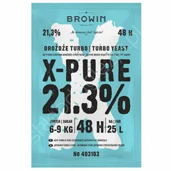 Drożdże gorzelnicze Turbo X-Pure 21,3% 135g