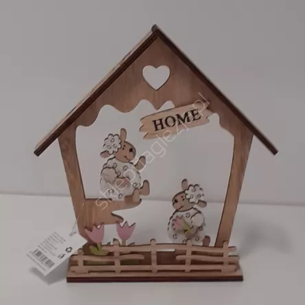 Drewniana zawieszka Domek 6/72