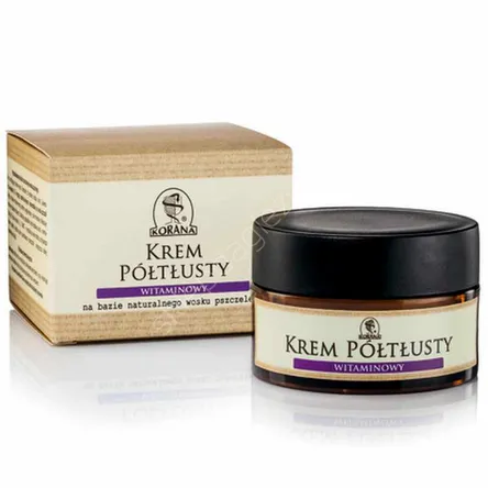 Korana Wosk pszczeli Krem do twarzy półtłusty witaminowy 50ml