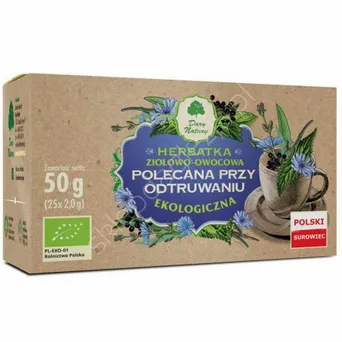 Herbata Eko Polecana przy odtruwaniu 25x2g