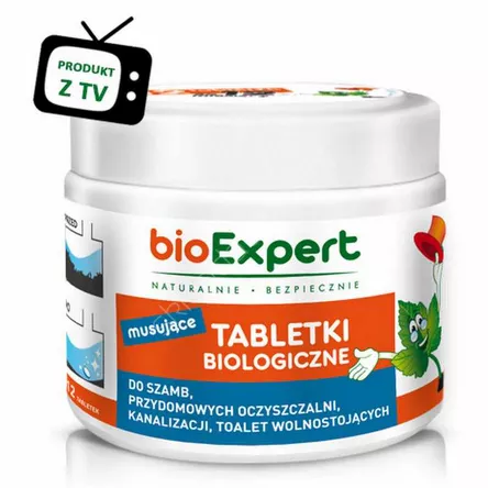 Tabletki biologiczne BioExpert 12 sztuk do szamb