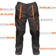 Spodnie robocze CLASSIC do pasa 180cm/52