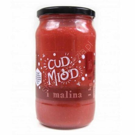 Miód 1kg malina Cud Miód