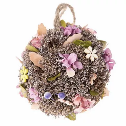 Kula z kwiatkami wisząca