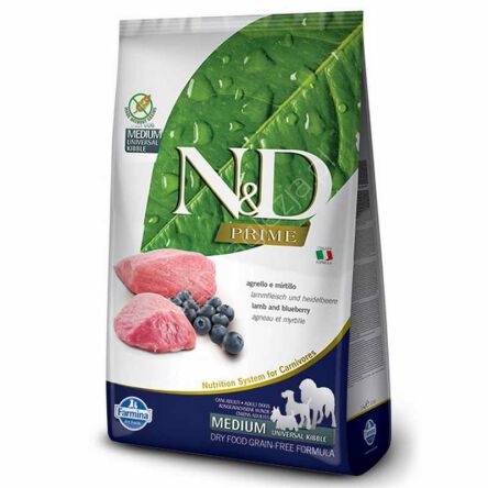 Farmina N&D Dog Adult Medium Lamb&Blueberry 12kg