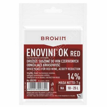 Drożdże OK Red Enovini obniżające kwasowość 7g
