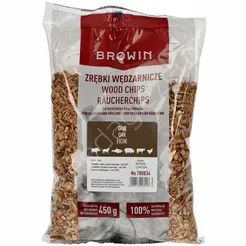 Zrębki do wędzenia i grilla 100% dąb- 450g