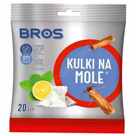 BROS Kulki na mole 120g Cytrynowe 