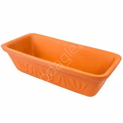 Garnek rzymski 2L prostokąt brąz