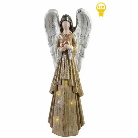 Anioł LED z sercem 55,5cm
