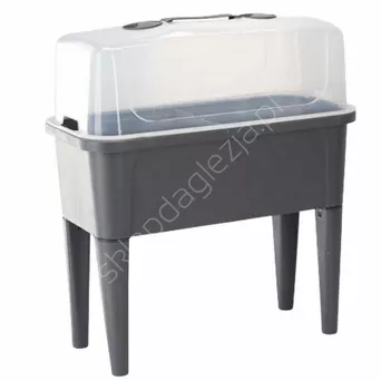 Stół szklarniowy z pokrywą 76x38x83cm antracyt