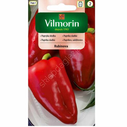 Papryka Rubinowa słodka 0,5g Vilmorin 