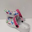 Buty klapki kwiatki