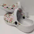 Buty klapki kwiatki