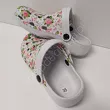 Buty klapki kwiatki