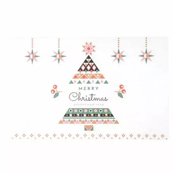 Mata na stół Choinka prostokątn 43*28cm