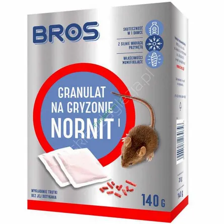 Granulat na nornice  140g Nornit