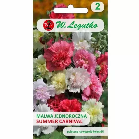 Malwa jednoroczna Summer Carnival mix 0,50g L kwiat pełny