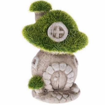 Domek ceramiczny z trawą