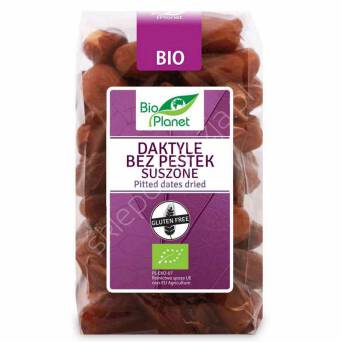 BIO Daktyle bez pestek suszone bezglutenowe 400g