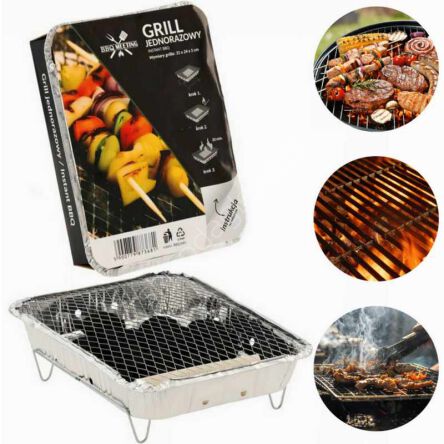Grill jednorazowy 31x24x5cm