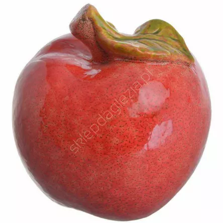 Jabłko ceramiczne czerwone 9 cm