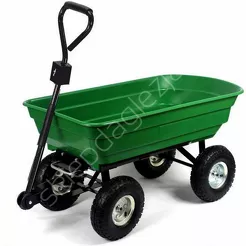 Wózek ogrodowy 75L zielony