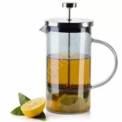 Dzbanek szklany Peter z tłokiem szary 1L