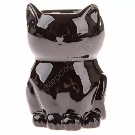 Kominek ceramiczny zapachowy – kot czarny