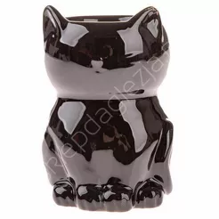 Kominek ceramiczny zapachowy – kot czarny