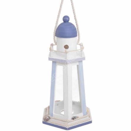 Lampion w kształcie latarni morskiej 30,5cm