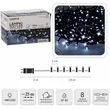 Lampki 500 LED  białe zimne dł. 3+25m