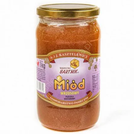 Miód wrzosowy 1,0kg słoik