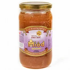 Miód 1,00kg wrzosowy  słoik