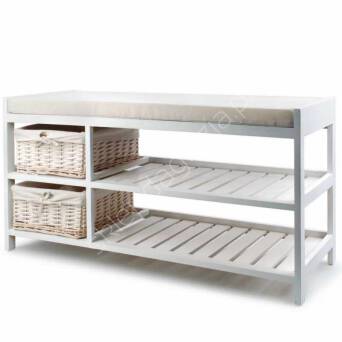 Siedzisko + półka na buty 95x35x49cm
