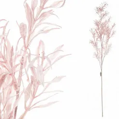 Gałązka listki drobne różowa 100cm