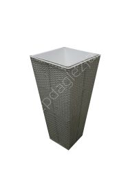 Doniczka z technoratanu Enna Creme-L 35*35*75