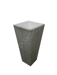 Doniczka z technoratanu Enna Creme-L 35*35*75