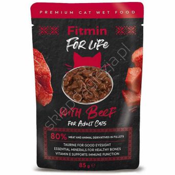 Fitmin  85g  Cat Adult wołowina
