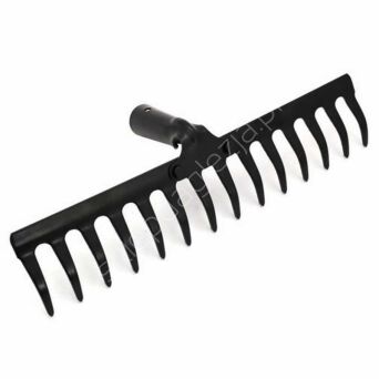 Grabie  8-zębne metalowe 3mm bez trzonka