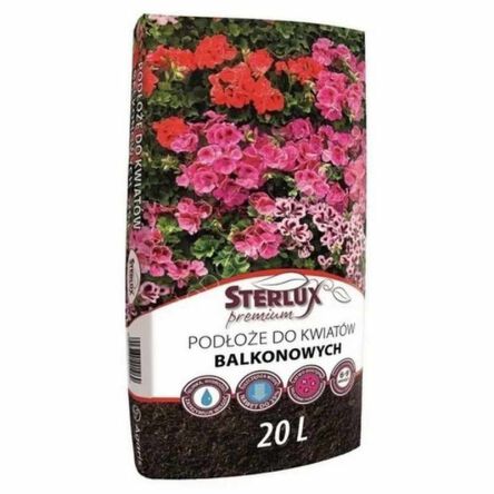 Ziemia 20l kwiatów balkonowych Sterlux Premium