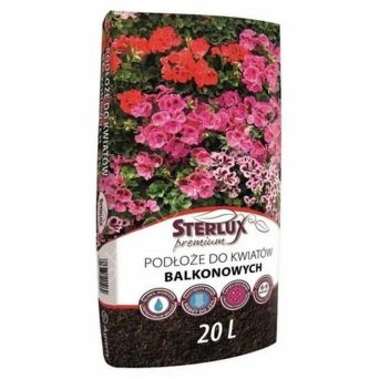 Ziemia 20l kwiatów balkonowych Sterlux Premium