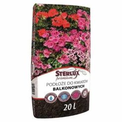 Ziemia 20l kwiatów balkonowych Sterlux Premium
