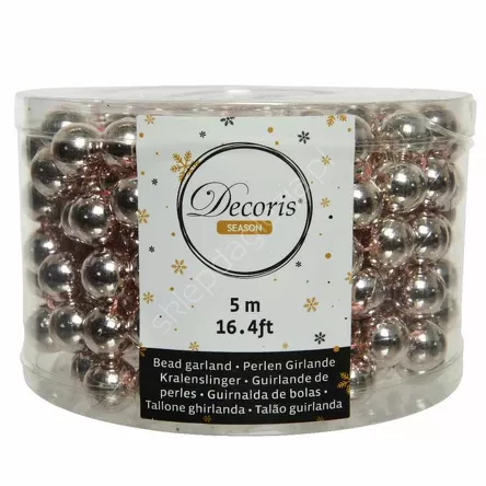 Łańcuch na szpuli kulki 14mmx5m różowy