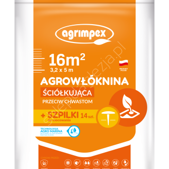 Agrowłóknina 3,2* 5 Marina P50 czarna+szpilki 